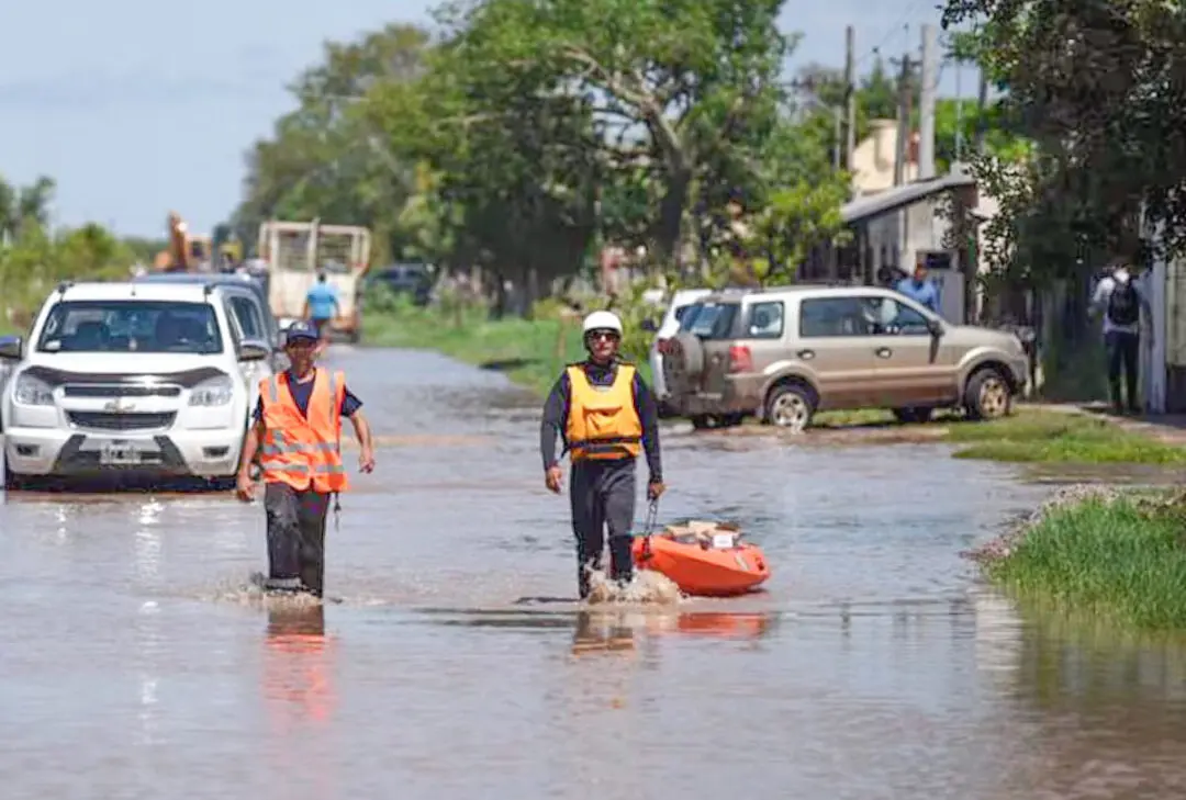 En tiempo real: El río Salado bajo control tras 800 mm de lluvia en el año