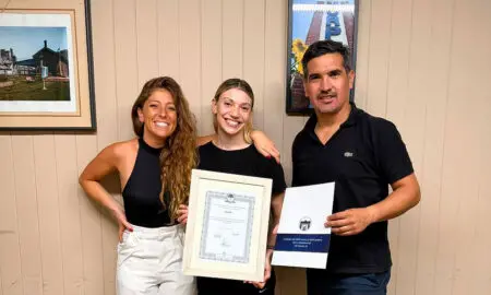 Murphy en lo más alto: La diputada Galnares promovió el reconocimiento a la atleta Guille Cossio