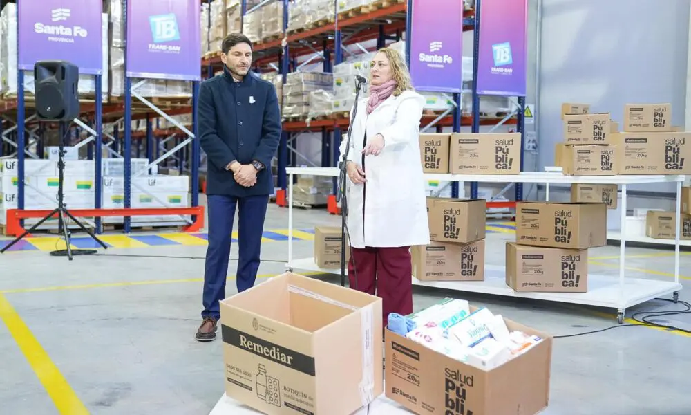 Santa Fe lanzó su propia red de medicamentos para abastecer hospitales y centros de salud