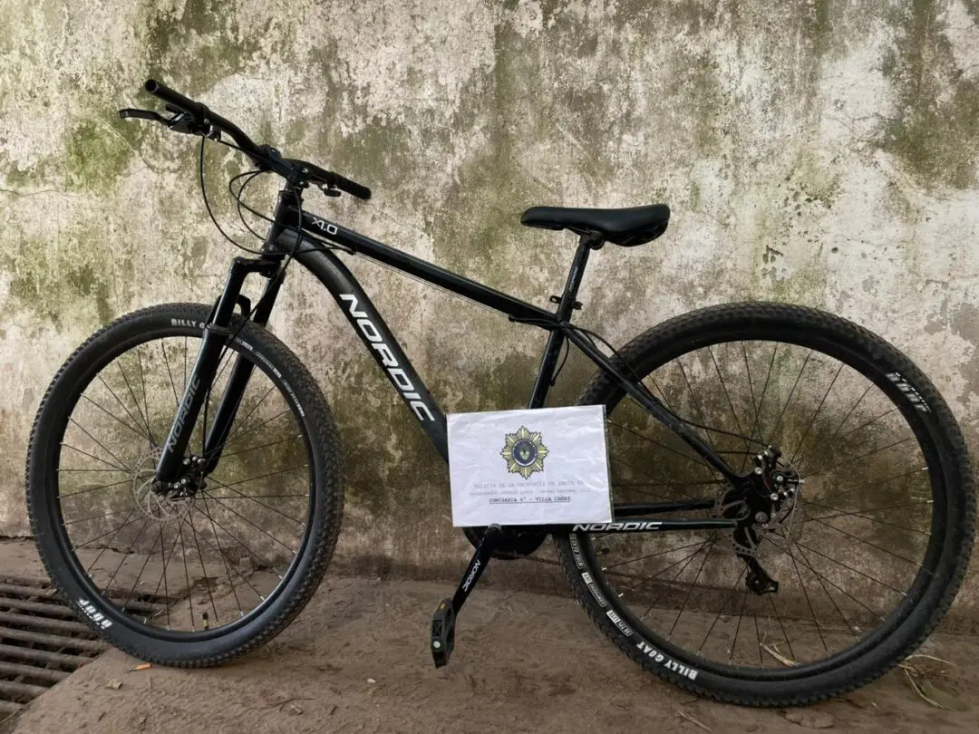 Villa Cañás: Recuperaron una bicicleta robada tras analizar cámaras de seguridad