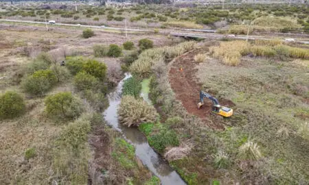 Sur provincial: Iniciaron la limpieza de 14 canales troncales para reducir el riesgo de inundaciones
