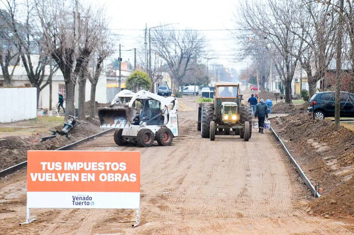 Venado Tuerto: El Concejo aprobó 23 cuadras de pavimento que deberán pagar los frentistas