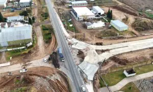 Venado Tuerto: Avanza la obra de la rotonda en las rutas 8 y 4-S