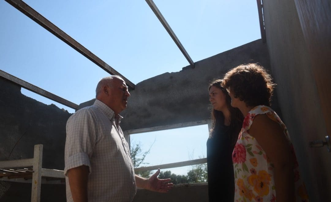 La Provincia ayudara a las familias afectadas por el temporal