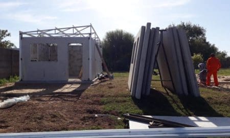 Villa Cañás: El municipio construyó dos viviendas para asistencia social