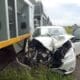 Ruta 90: Accidente entre un auto y un tren