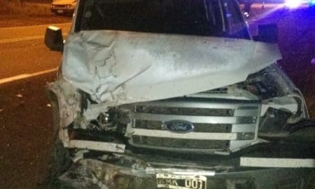 Elortondo: Accidente sobre Ruta 90