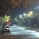 María Teresa: Iluminaron con luces LED el acceso Raúl Alfonsín