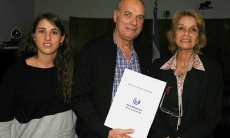 Villa Cañás: Gizzi firmó un convenio de colaboración con la Red de Mujeres para la Justicia
