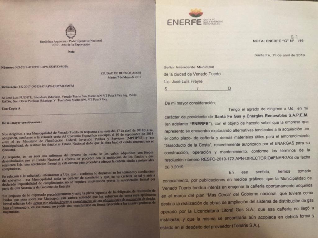 Venado Tuerto: Autorizan la venta de caños del gasoducto, toma forma el plan de 100 viviendas
