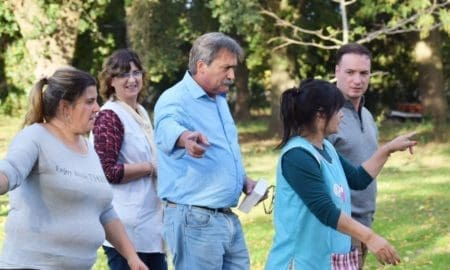 San Eduardo: Enrico y Rodríguez apuntalan la tarea de las instituciones