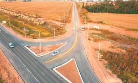 Lazzarino: Enrico informó que el acceso al pueblo está pronto de culminarse