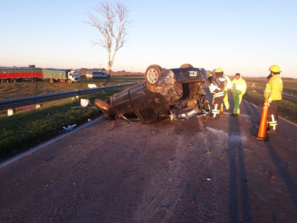 Carmen: Accidente fatal en Ruta Nacional 33