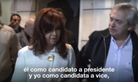 Cristina Kirchner anunció que se presentará como candidata a vicepresidenta de Alberto Fernández