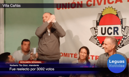 Discurso de Norberto Gizzi reelecto como intendente