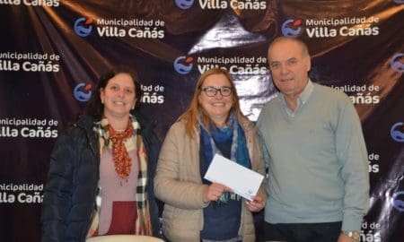 Villa Cañás: Entrega de aportes a instituciones