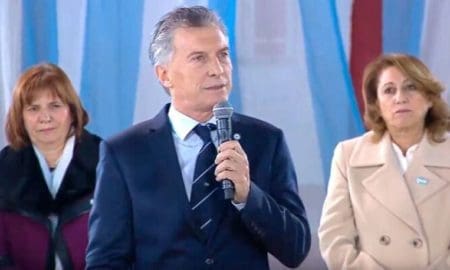 Macri encabezó en Rosario un acto por el Día de la Bandera