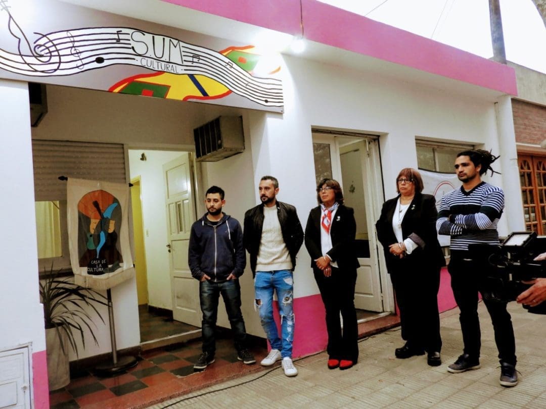 Teodelina: Se inauguró el nuevo espacio de la Casa de la Cultura