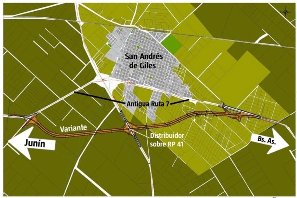 Autopista 7: Se inauguró la variante de San Andrés de Giles Autopista 7: Se inauguró la variante de San Andrés de Giles