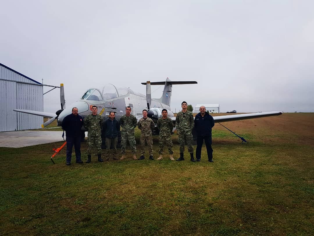 Aeroclub Villa Cañás: Se terminó el ensamblado del IA-58 Pucará A-512