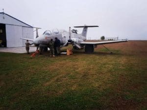 Aeroclub Villa Cañás: Se terminó el ensamblado del IA-58 Pucará A-512