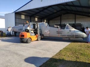 Aeroclub Villa Cañás: Se terminó el ensamblado del IA-58 Pucará A-512