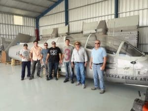 Aeroclub Villa Cañás: Se terminó el ensamblado del IA-58 Pucará A-512