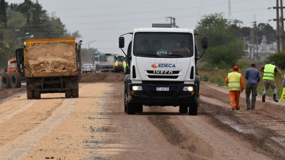 Venado Tuerto: Comenzó la obra de extensión del camino a San Eduardo