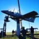 Villa Cañás: El Pucará A-512 quedó emplazado en el Aeroclub