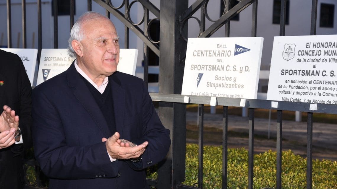 Villa Cañás: Lifschitz participó del centenario del Sportman Club Social y Deportivo