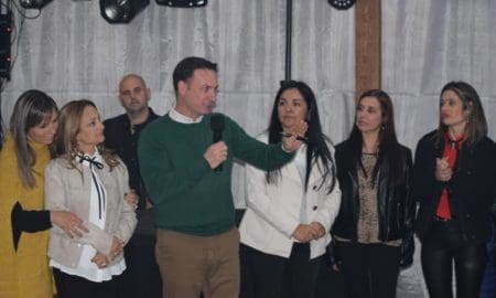 María Teresa: Enrico celebró junto a vecinos los festejos de los 25 años del jardín de infantes Nº 197