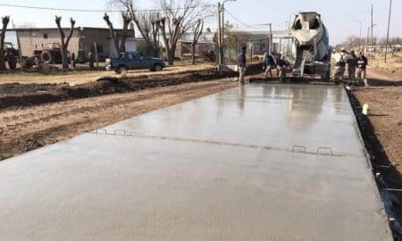 Villa Cañás: Trabajos del día Obras y Servicios