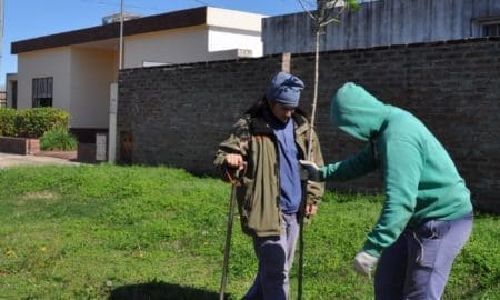 Villa Cañás: Trabajos del día Obras y Servicios