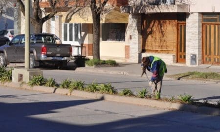 Villa Cañás: Trabajos del día Obras y Servicios