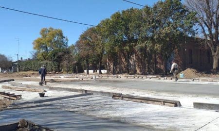 Villa Cañás: Trabajos del día Obras y Servicios