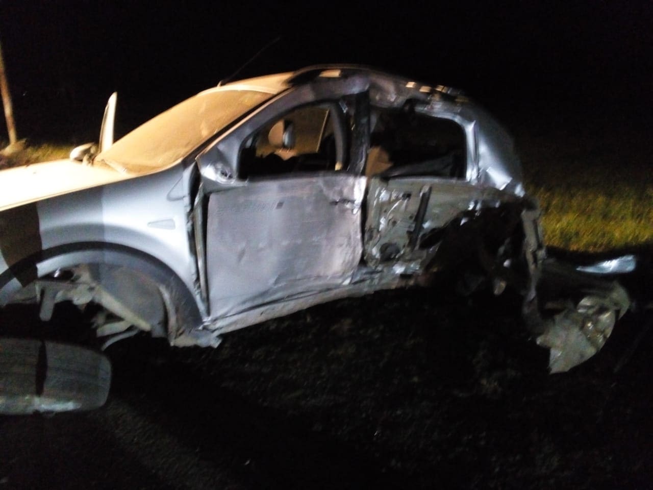 Chapuy: Accidente en Ruta Nacional 8