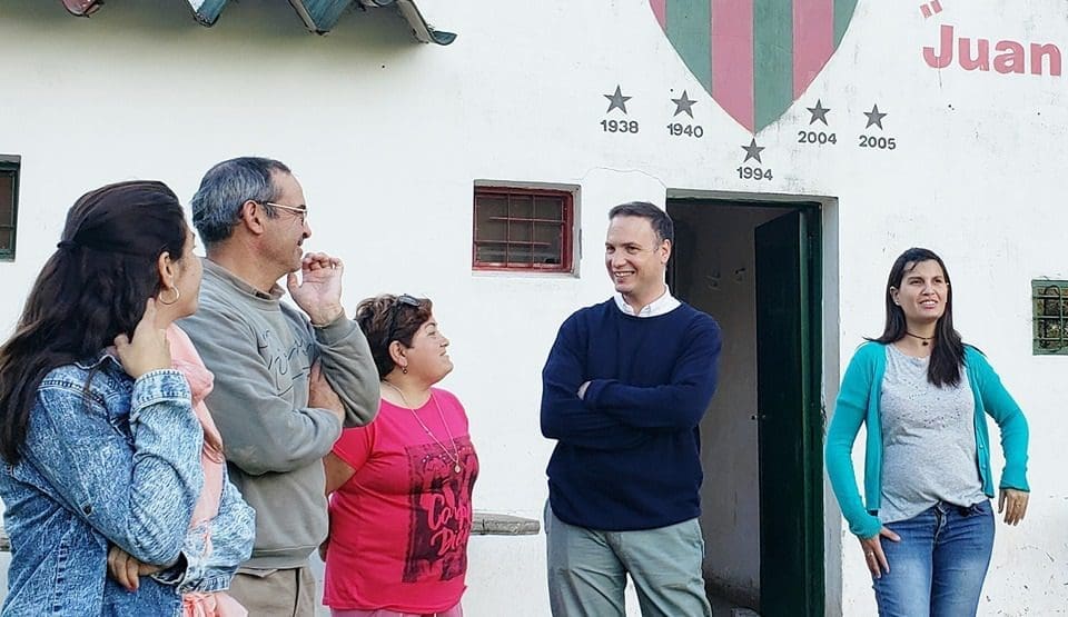 Maggiolo: El senador Enrico acompaña a los clubes para la realizacion de obras