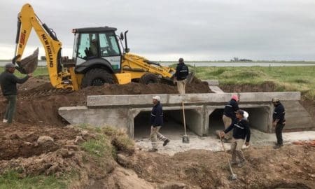 Venado Tuerto: Finalizan regulador hídrico en Las Encadenadas
