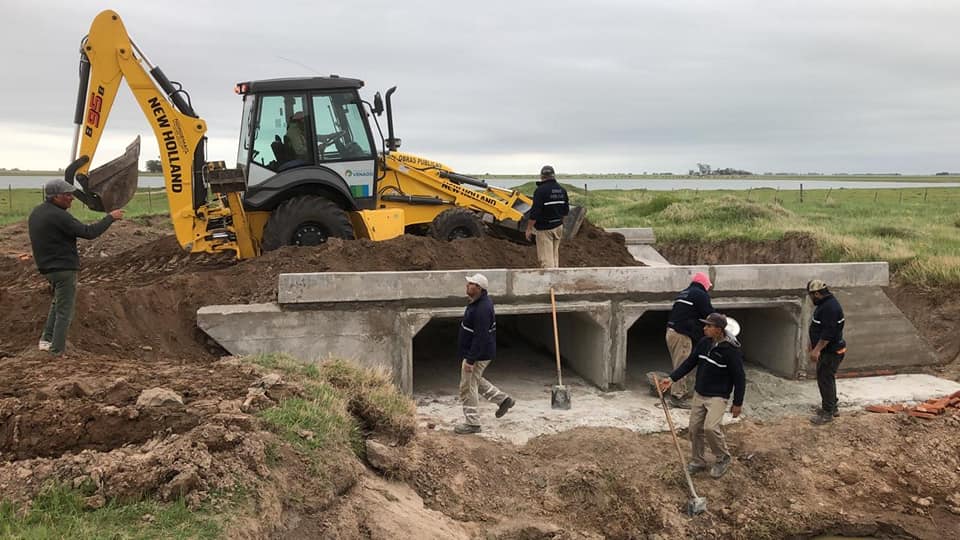 Venado Tuerto: Finalizan regulador hídrico en Las Encadenadas