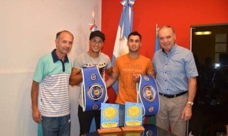 Villa Cañás: Reconocimientos a campeones en motociclismo y boxeo
