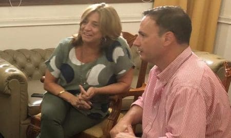 El senador Enrico realizó gestiones y solicitudes por las obras públicas de la región