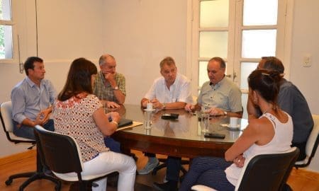 Villa Cañás: Gizzi recibió al senador Enrico y al diputado Real
