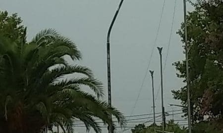 Fuerte temporal de lluvia y viento en la región