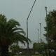 Fuerte temporal de lluvia y viento en la región