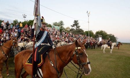 Acto en conmemoración del 207° aniversario del Combate de San Lorenzo