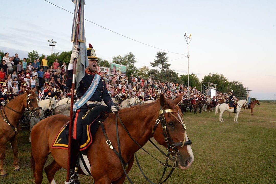 Acto en conmemoración del 207° aniversario del Combate de San Lorenzo