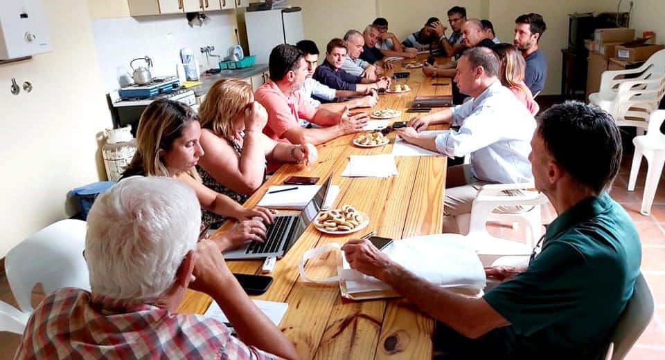 Gizzi participó de la reunión del Comité de Cuenca de Las Encadenadas