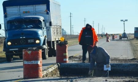 Ruta 94: Enrico sigue impulsando la obra de reparación