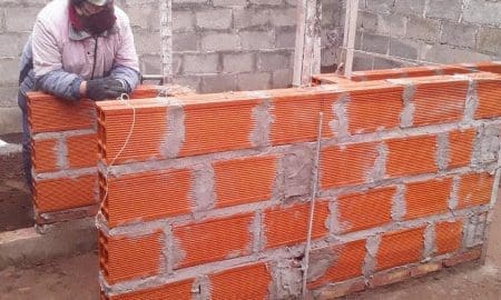 Diego de Alvear: Comenzó una nueva etapa de la obra del gimnasio de la Escuela Nº 174