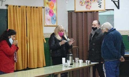 Venado Tuerto: Enrico brinda equipamiento para la Escuela Nº 2045